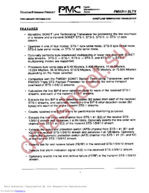 PM5311 datasheet  