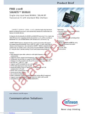 PMB2008 datasheet  