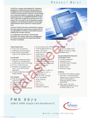 PMB8870 datasheet  