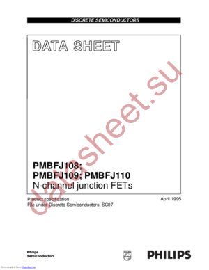 PMBFJ108 datasheet  