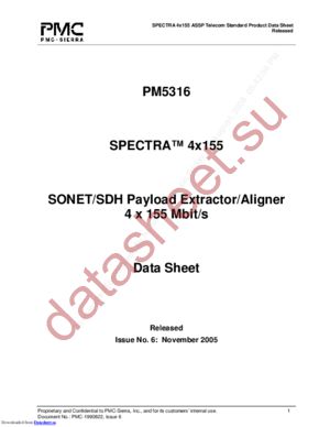 PM5316-BI datasheet  