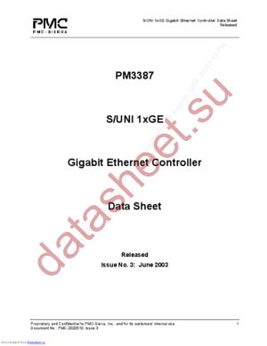 PM3387 datasheet  