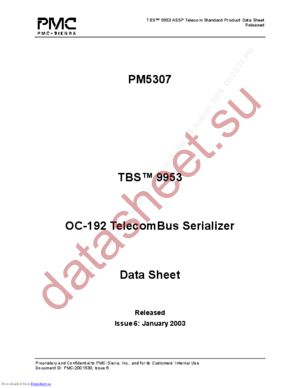 PM5307 datasheet  
