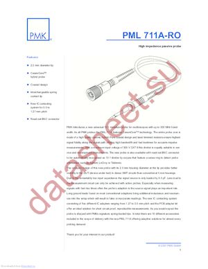PML711A-RO datasheet  