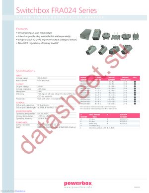 FRA024-S30-4 datasheet  