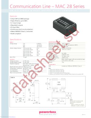 MAC28027 datasheet  