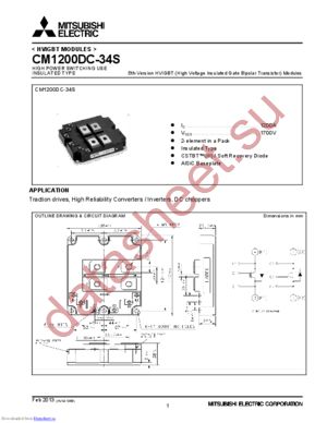 CM1200DC-34S datasheet  