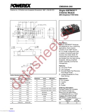 CM500HA-34A datasheet  