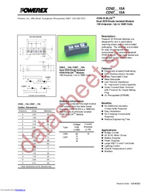 CD620815 datasheet  