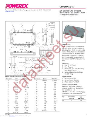 CM75MXA-24S_13 datasheet  