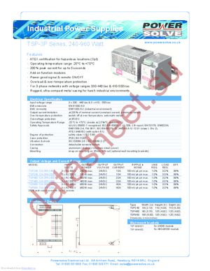 TSP960-124-3PAC500 datasheet  