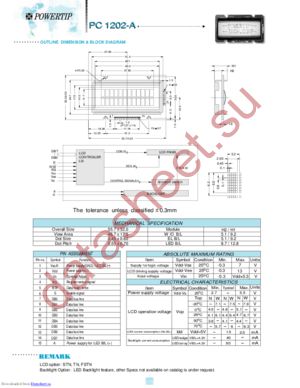 PC1202 datasheet  