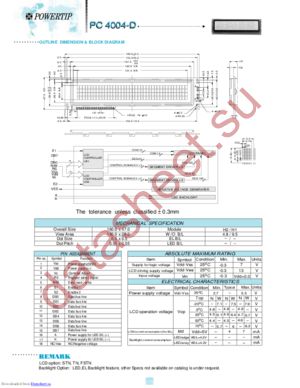 PC4004-D datasheet  