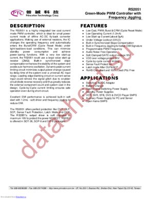 RS2051SP datasheet  