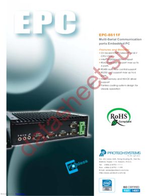 EPC-8611F datasheet  