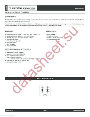 DSOT05C-LF-T7 datasheet  