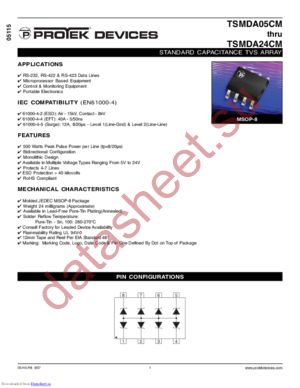 TSMDA24CM datasheet  