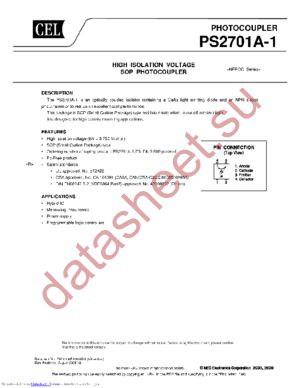 PS2701A-1-A datasheet  