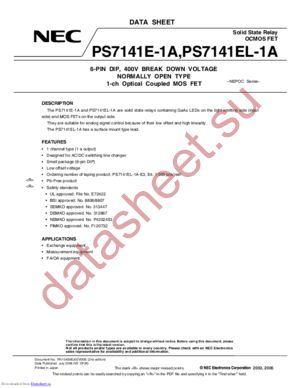 PS7141EL-1A datasheet  