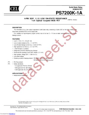 PS7200K-1A-F3 datasheet  