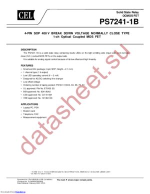 PS7241-1B datasheet  