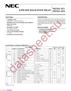 PS7241AT5 datasheet  