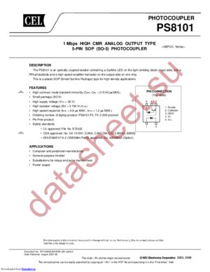 PS8101-AX datasheet  