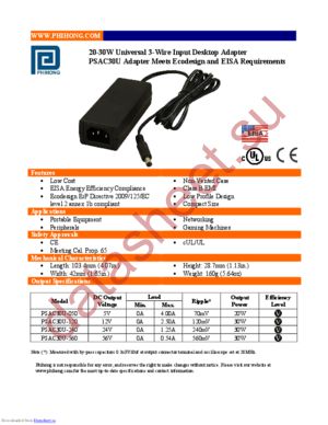 PSAC30U-240 datasheet  