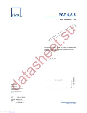 PSF-0.5-5 datasheet  
