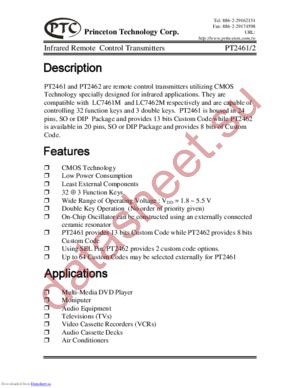 PT2461-100 datasheet  