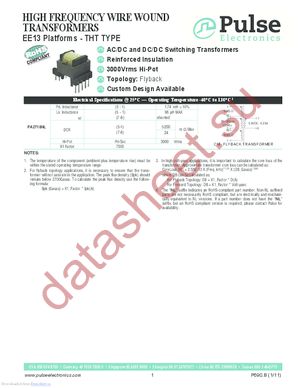 PA2718NL datasheet  