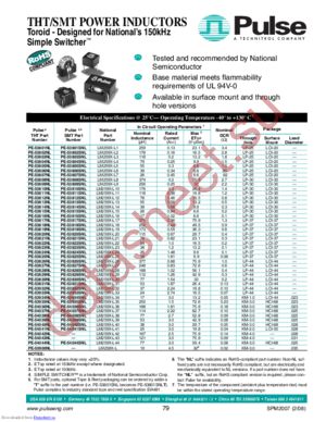 PE-54039SNLT datasheet  