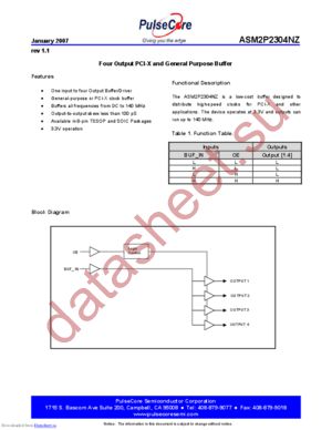 ASM2P2304NZF-08-TR datasheet  