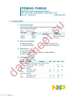 PEMD48,115 datasheet  