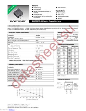 PWR263S-35-1001F datasheet  