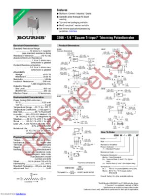 3266W-1-204 datasheet  