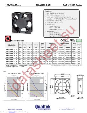 FAA1-12038NBLT31-A datasheet  