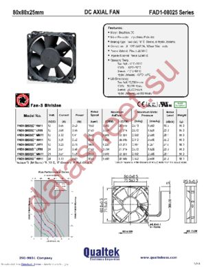 FAD1-08025CBHW11 datasheet  