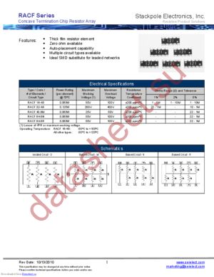 RACF164DJT470R datasheet  