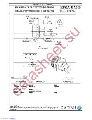 R185A317200 datasheet  