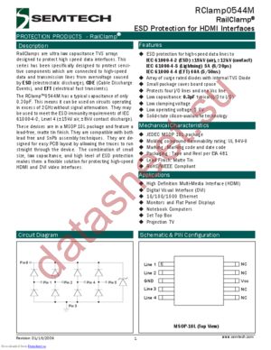 rclamp0544m datasheet  