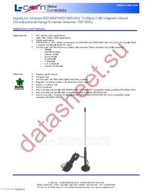 RE1903U-SM datasheet  