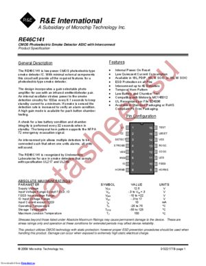 RE46C141SW16F datasheet  