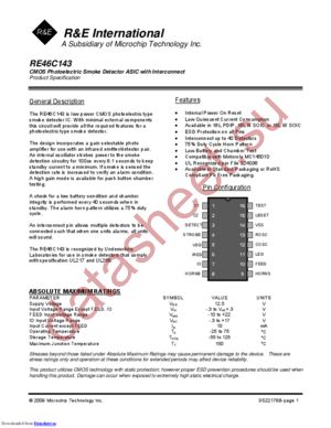 RE46C143S16F datasheet  