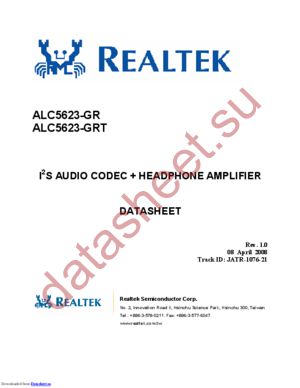 ALC5623-GR datasheet  