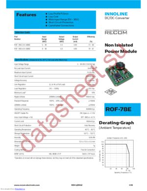 ROF-78E5.0-0.5SMD-R datasheet  