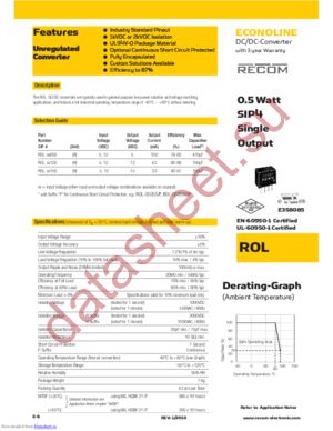 ROL-1212S datasheet  