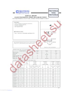 FM4735W(A) datasheet  