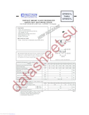 EFM107L datasheet  