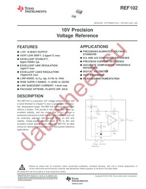 REF102AU/2K5G4 datasheet  